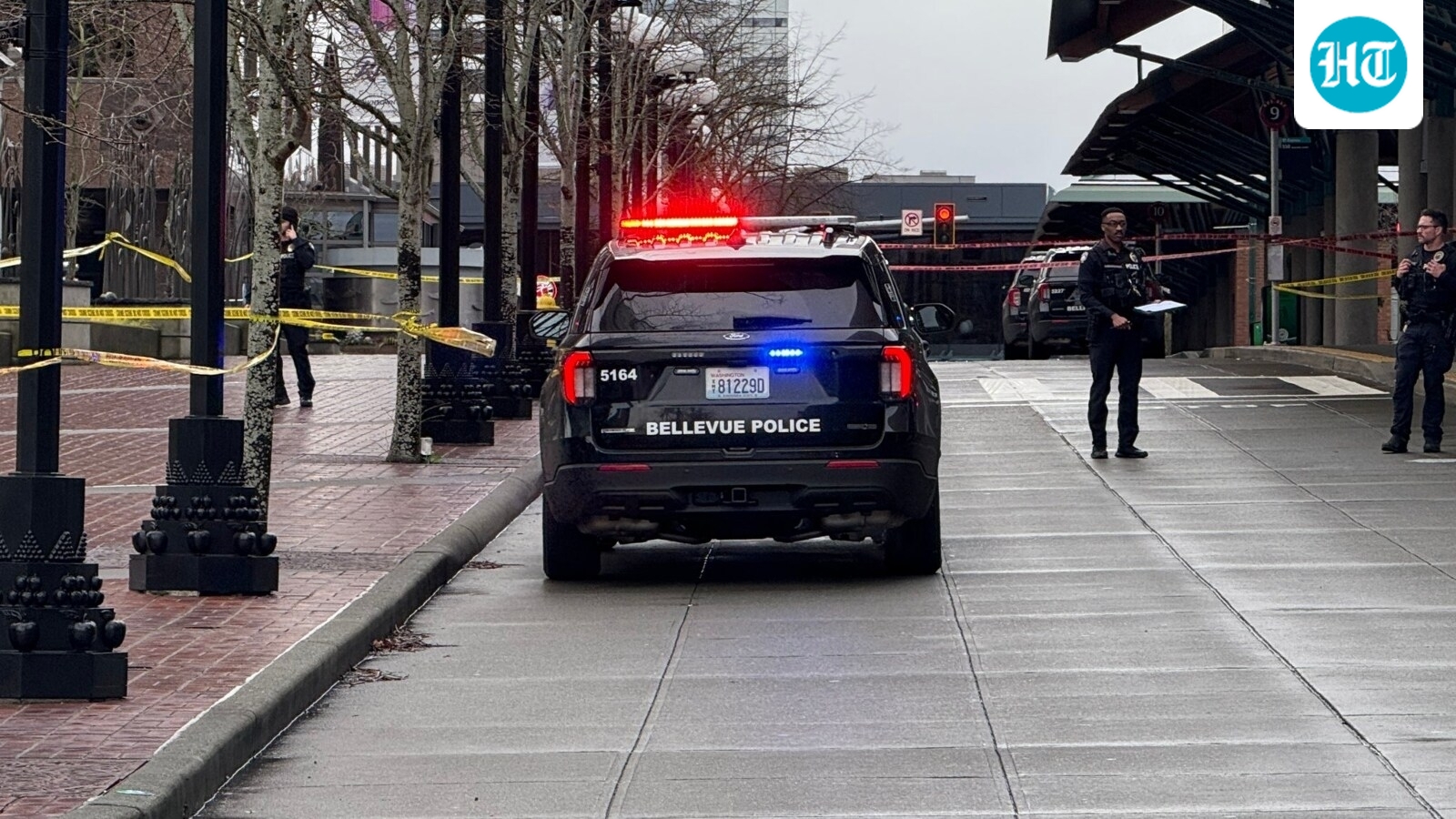 Bellevue Transit Center shooting: Huge police presence at NE 6th Street; visuals reveal details