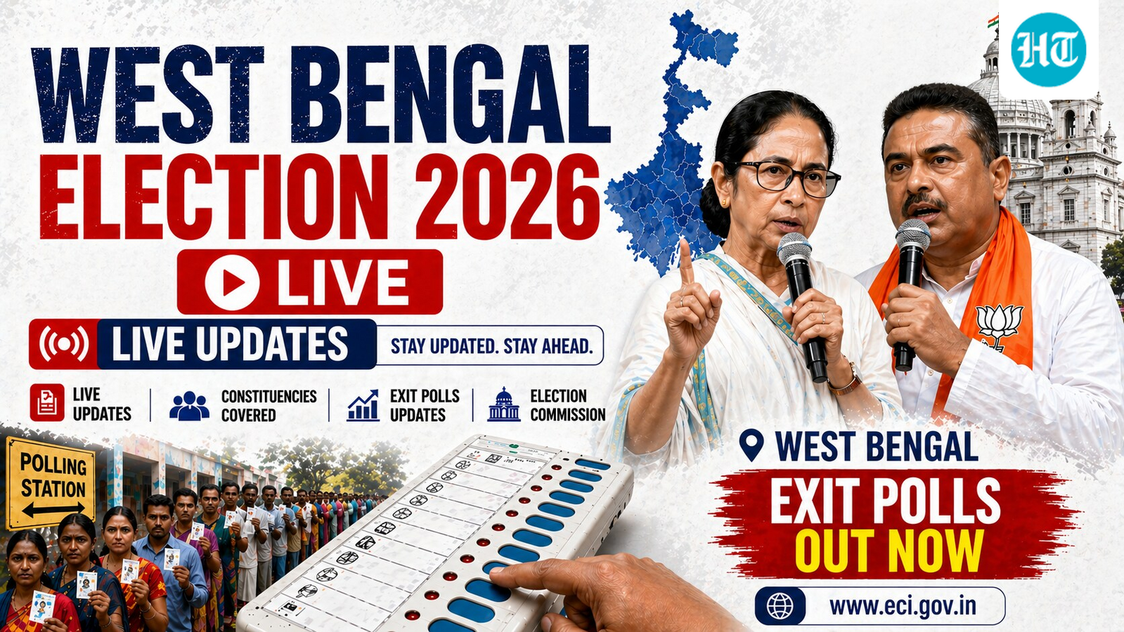 West Bengal Exit Poll Results LIVE: People's Pulse predicts TMC sweep; Matrize suggests BJP win