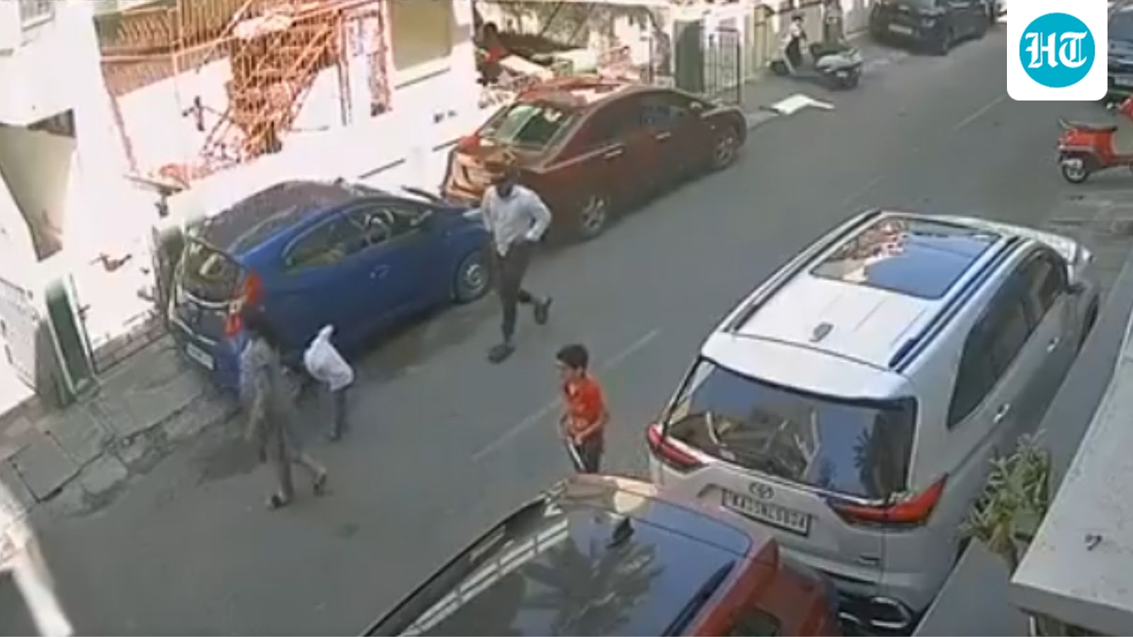 Bengaluru: CCTV captures five-yr-old being brutally kicked by neighbour while playing badminton, case registered