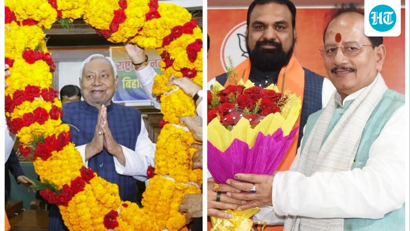 Bihar CM oath taking ceremony LIVE: Nitish to take oath in grand event today; NDA leaders huddle for portfolios