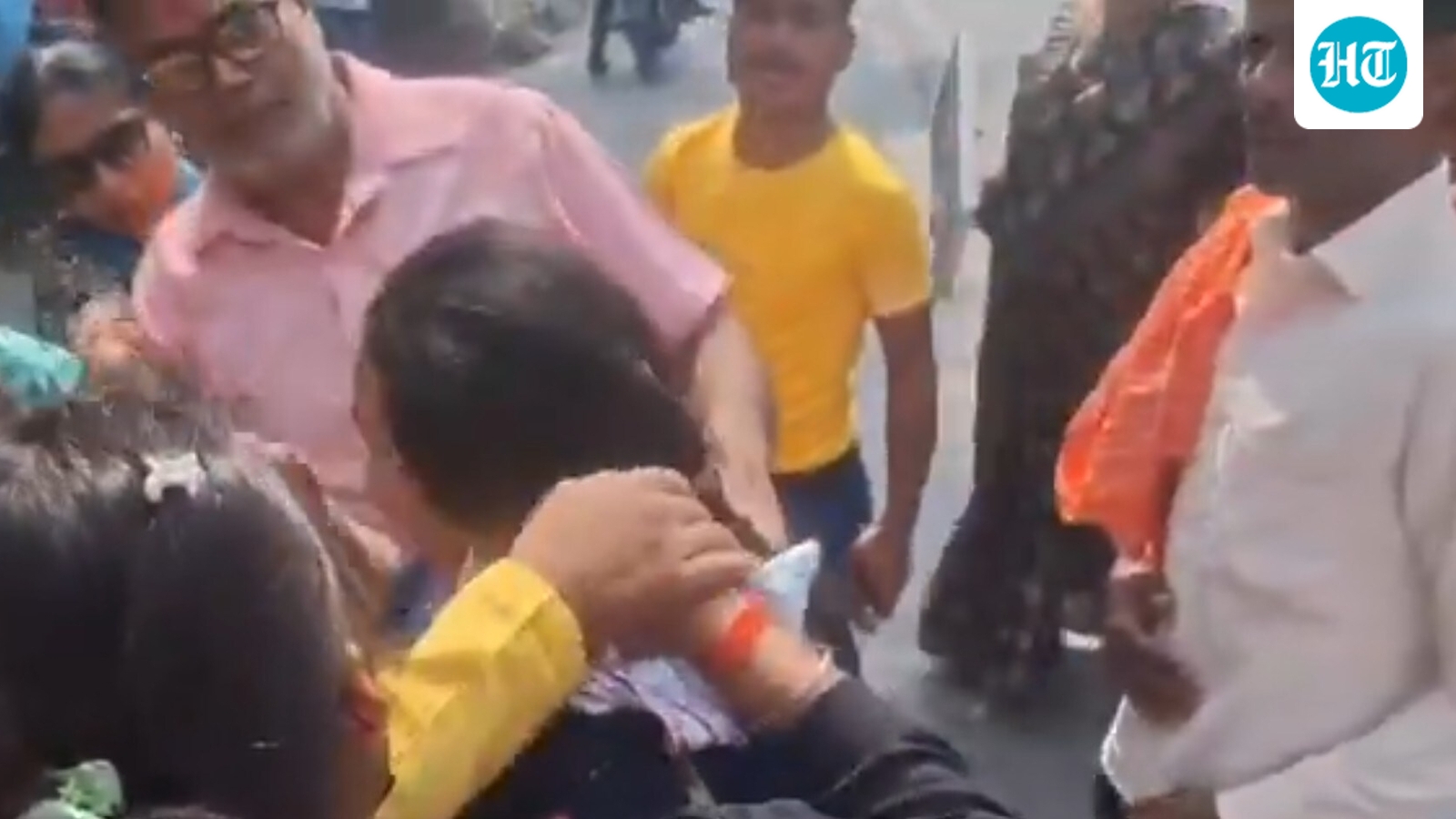 BJP MLA suffers burn injury while setting afire Akhilesh Yadav's effigy, SP leader shares video