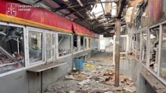 Russian attack on Ukraine market kills five