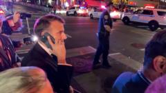 Macron calls Trump after motorcade blocks his car