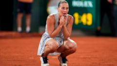 Kostyuk dedicates historic win to Ukraine
