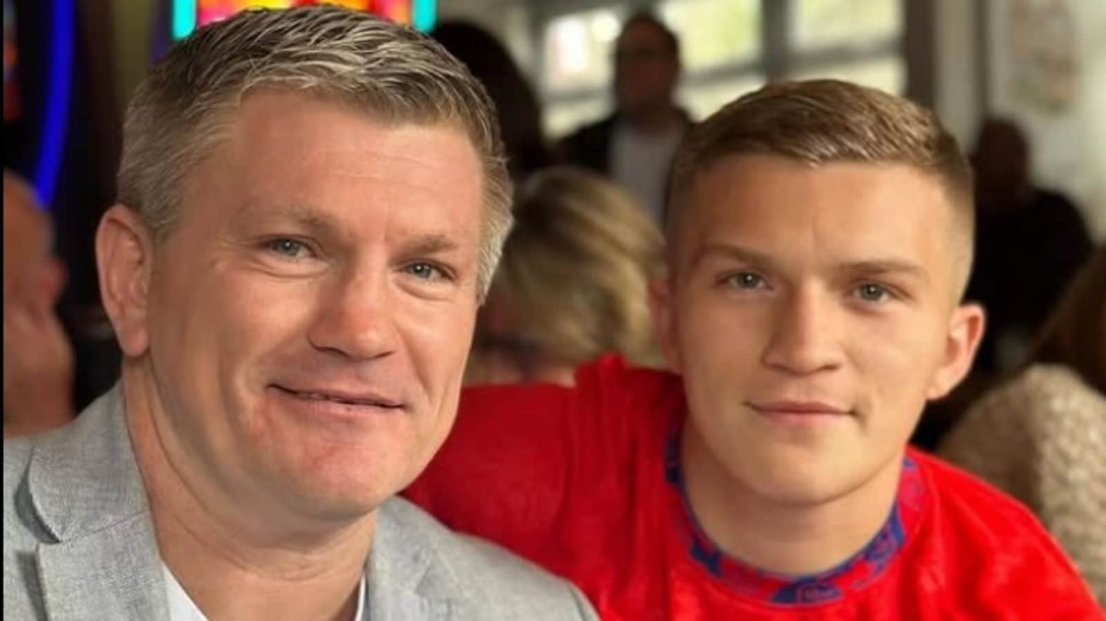 Who is Ricky Hatton's son Campbell and why did he retire from boxing at 24?