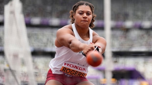 Canadian Camryn Rogers defends women's world hammer throw gold