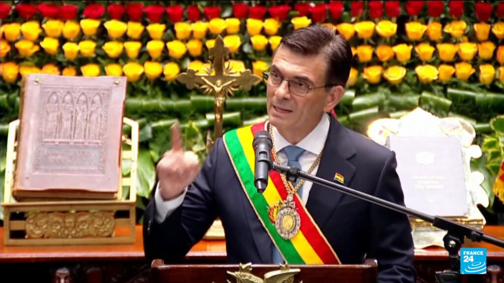 Bolivia’s President Paz sworn in with pledge to right economic woes