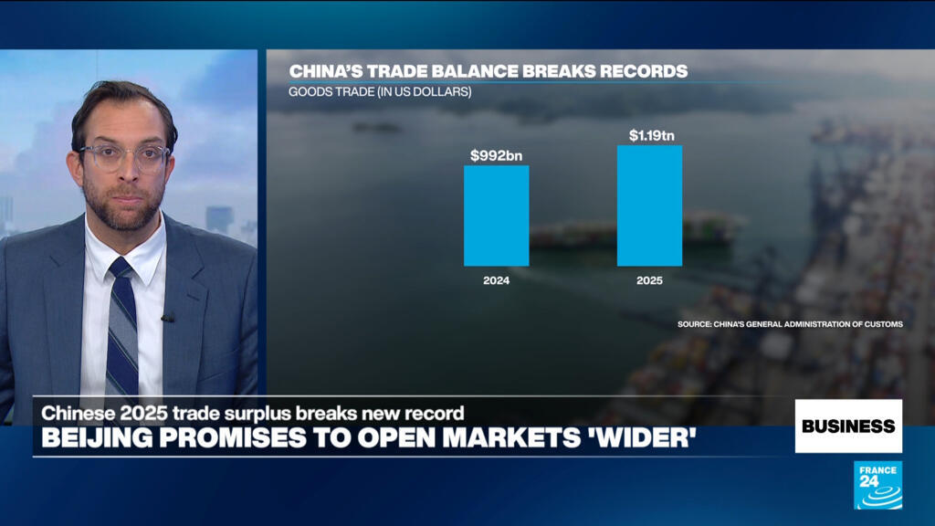 China sees record $1.19 trillion trade surplus in 2025 in spite of US tariffs