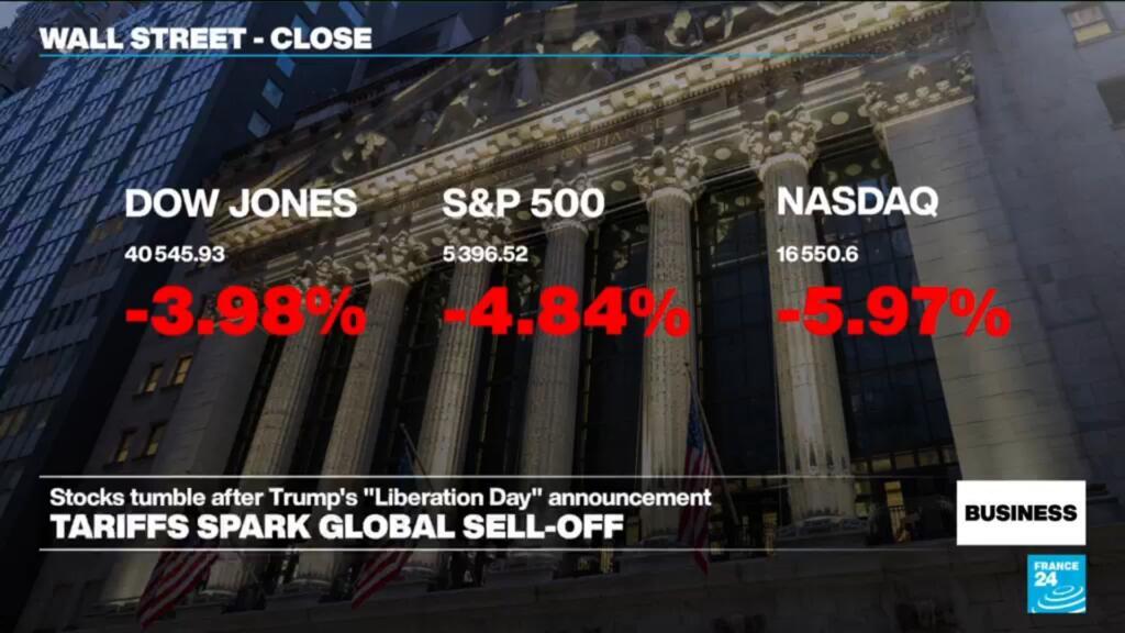 US stocks lead worldwide sell-off after Trump’s tariff announcement