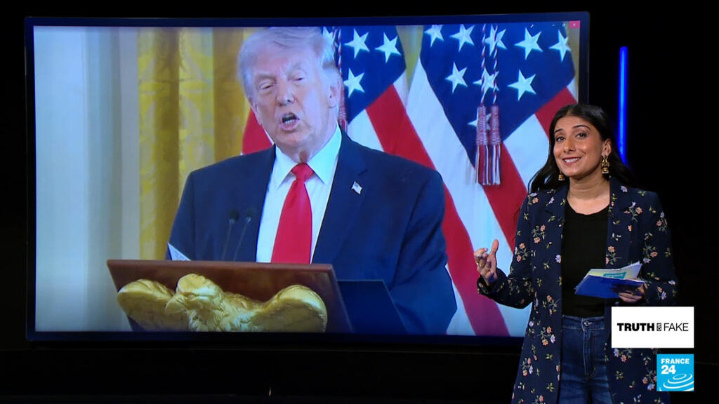 White House posts then deletes Easter video of Trump insulting Macron