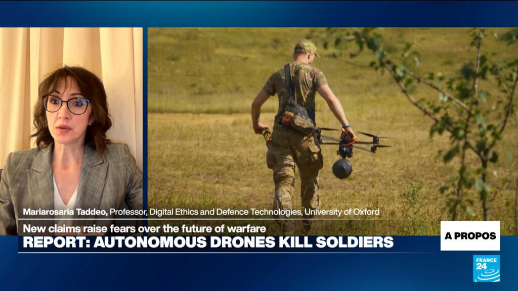 'Civilians will be put in harm's way' expert warns as first autonomous drone kill revealed