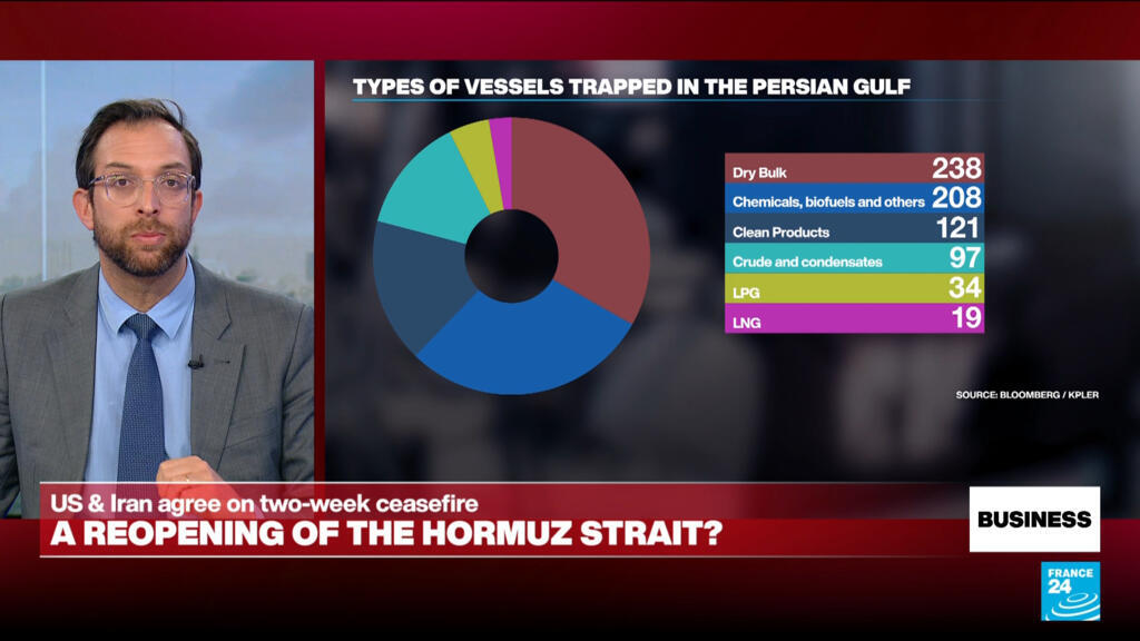 Oil prices fall after ceasefire deal as questions over Hormuz Strait linger