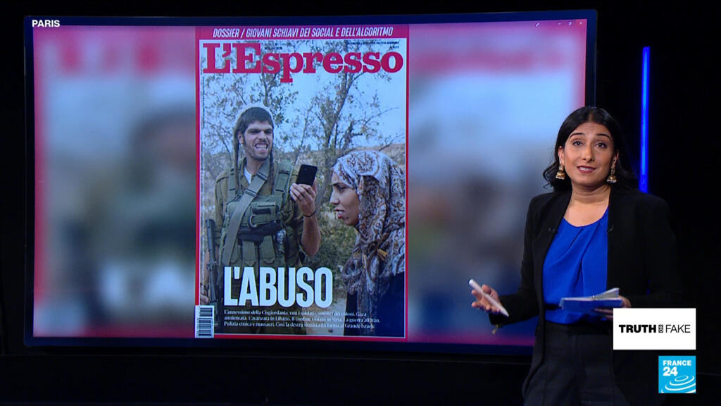 'L’Abuso': Real Italian magazine cover of Israeli settler sparks online storm