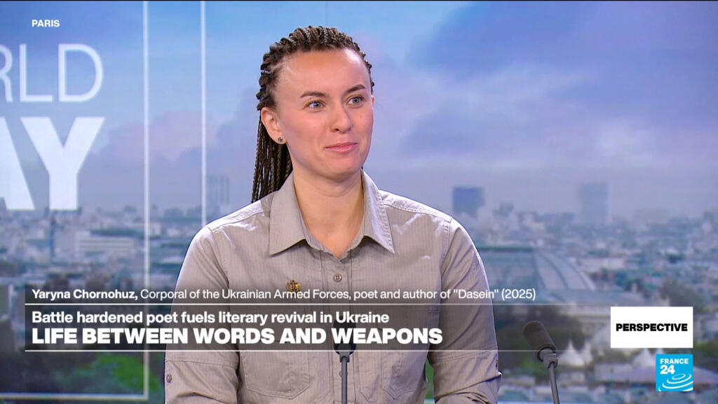 Ukrainian soldier and poet Yaryna Chornohuz on life in the trenches