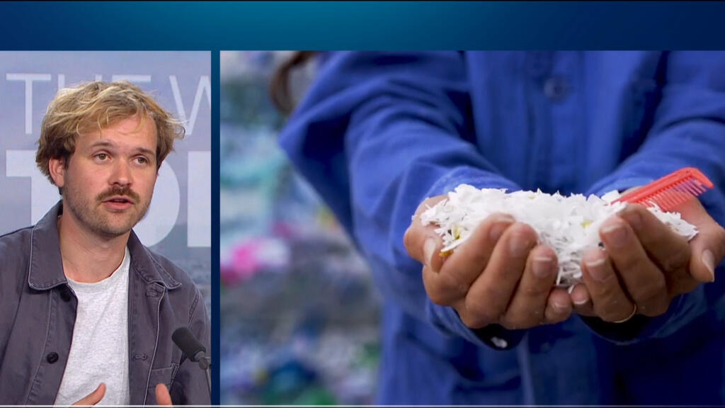 French startup takes plastic waste and turns into construction material