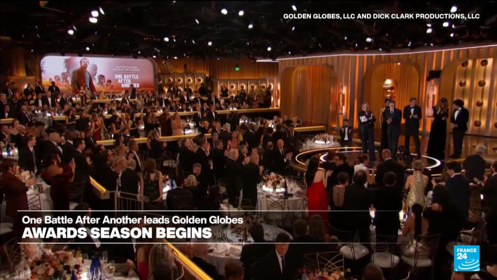 Anti-ICE pins worn by celebrities at Golden Globes ceremony