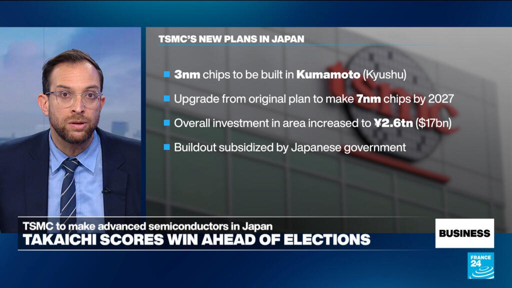 TSMC announces production of advanced AI chips in Japan