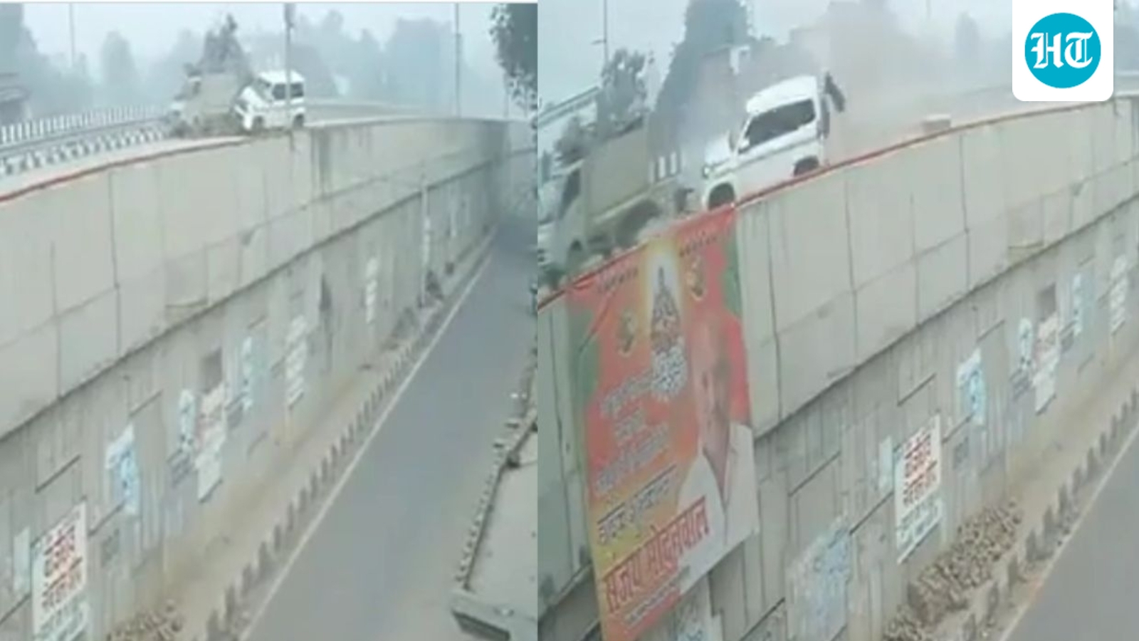 Bolero rams into truck, flips mid-air and lands upright in Gorakhpur: Caught on cam