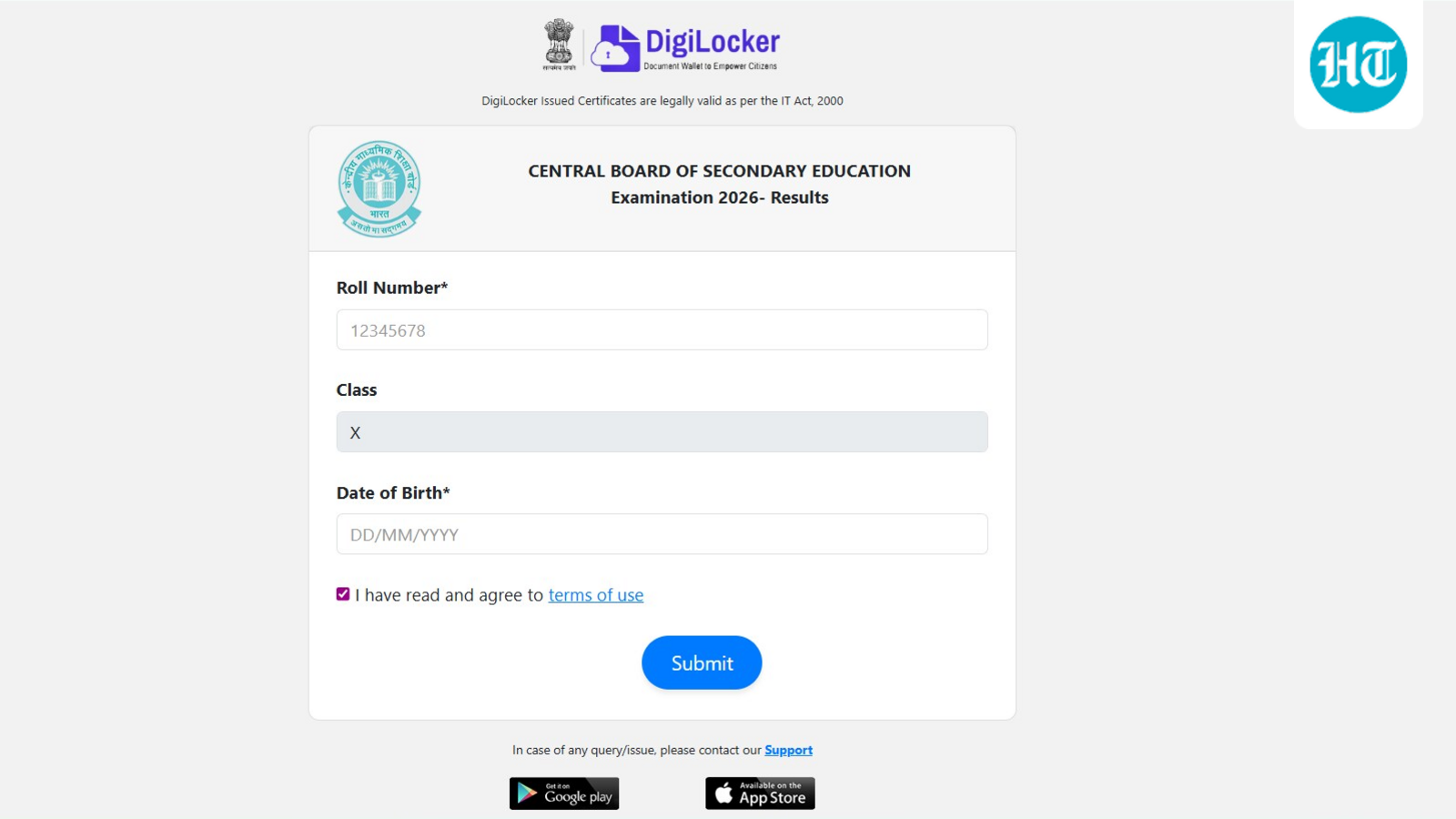 CBSE 10th Result 2026 LIVE: CBSE Class 10 results declared, marksheet available on Umang App