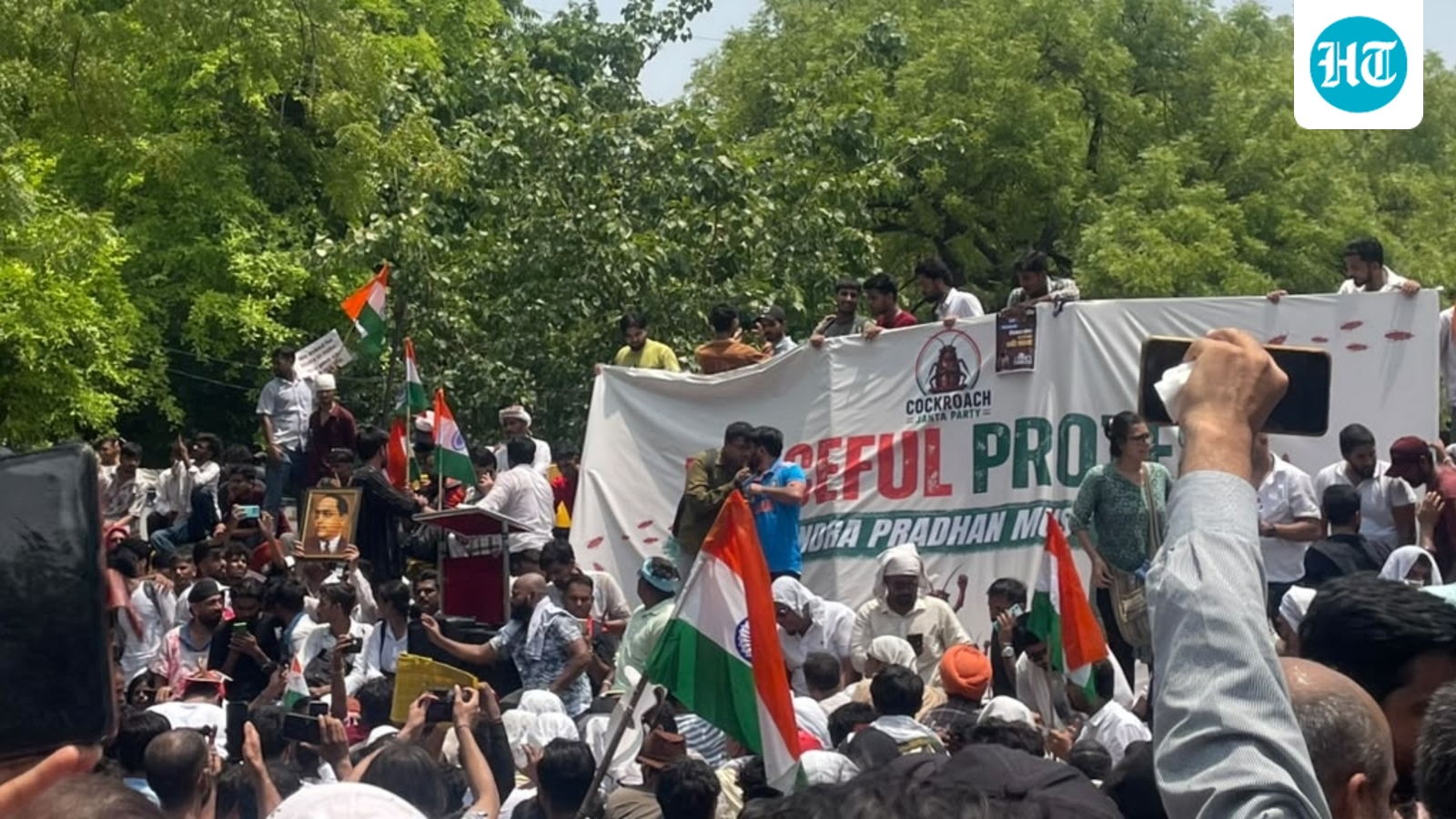 ‘They said cockroaches would never…’: CJP founder Dipke shares video of Jantar Mantar crowd