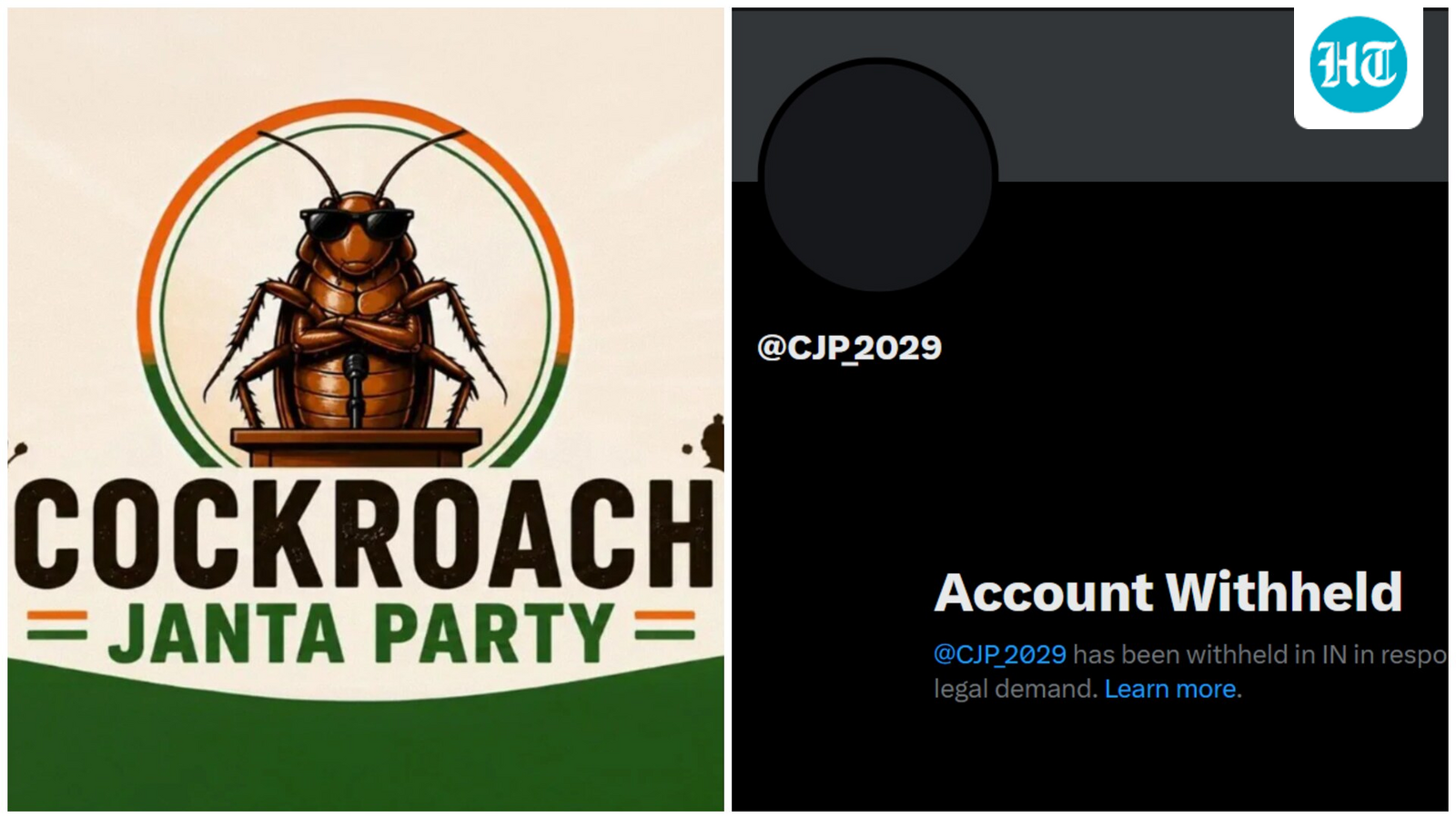 X withholds Cockroach Janata Party account in India, hours after it overtook BJP on Insta