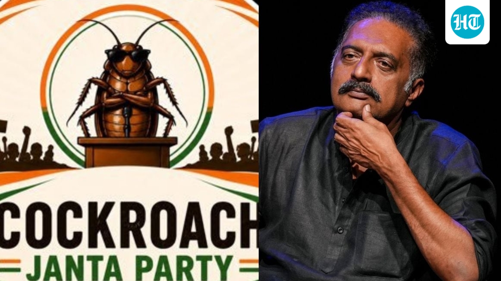 ‘Cockroaches rocked’: Prakash Raj voices his support for Cockroach Janta Party protest at Delhi's Jantar Mantar