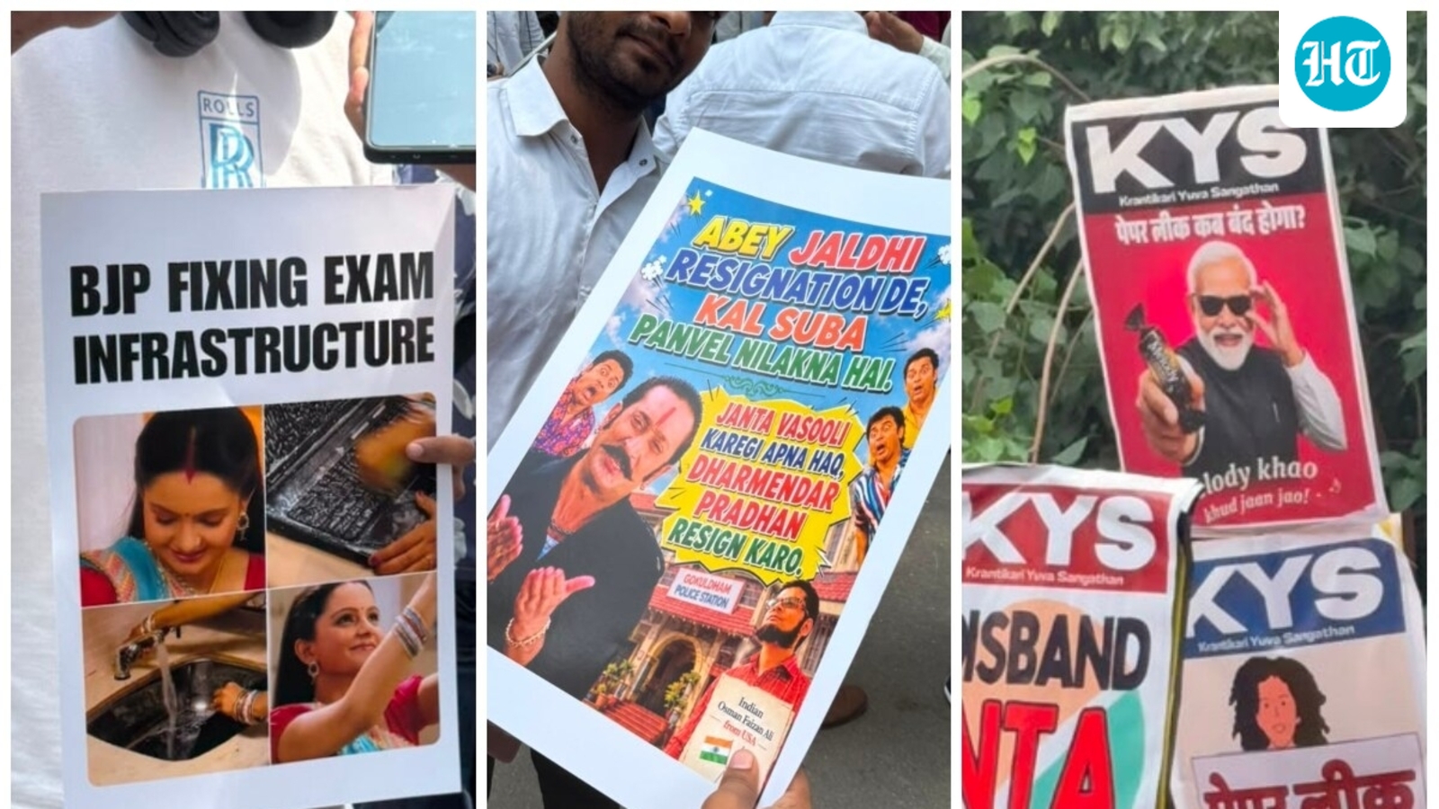 #Melodi moment, ‘Panvel nikalna hai’: Meme-filled posters in spotlight at CJP protest in Delhi