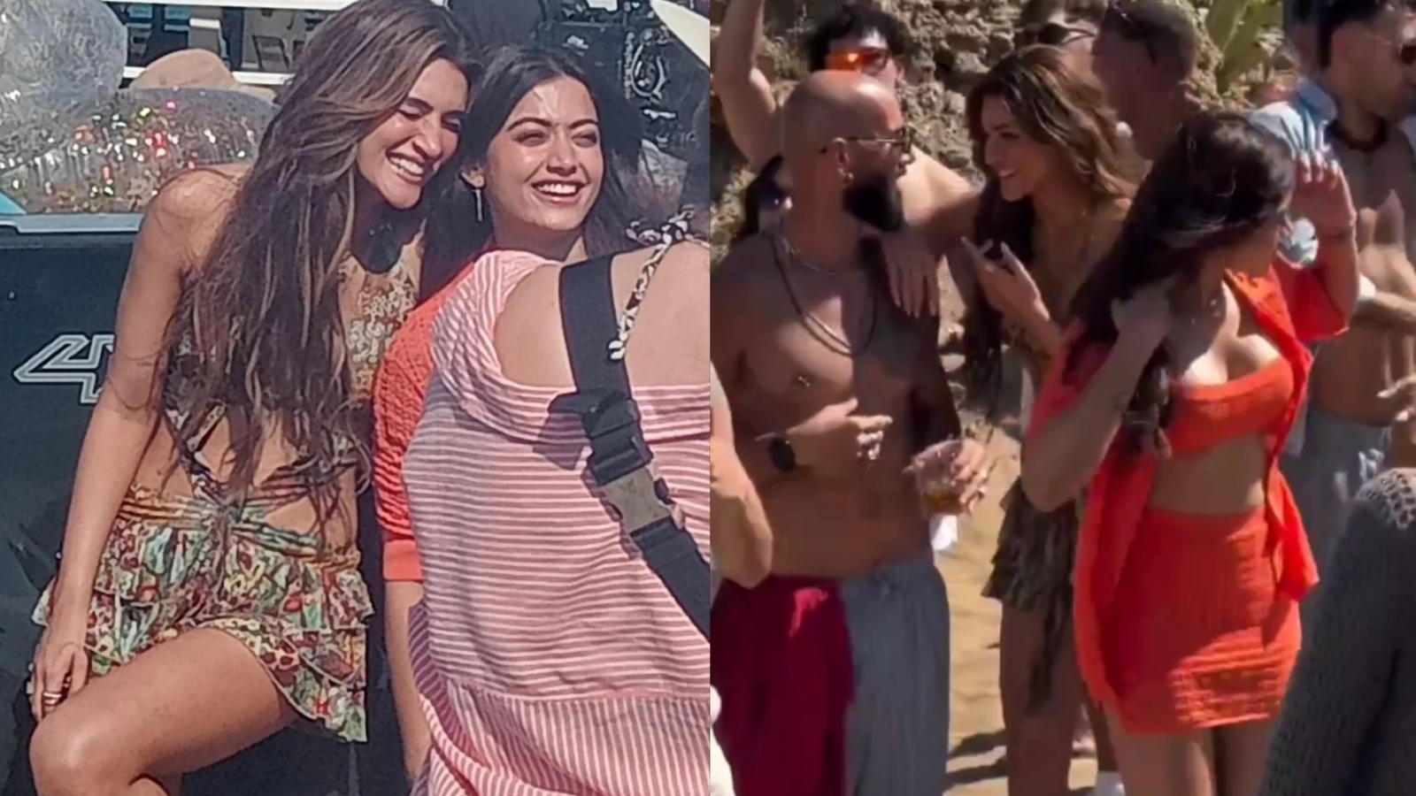 ‘Deepika-Diana from Tumhi Ho Bandhu’: Rashmika Mandanna grooves, Kriti Sanon turns her flirt on in Cocktail 2 BTS clip