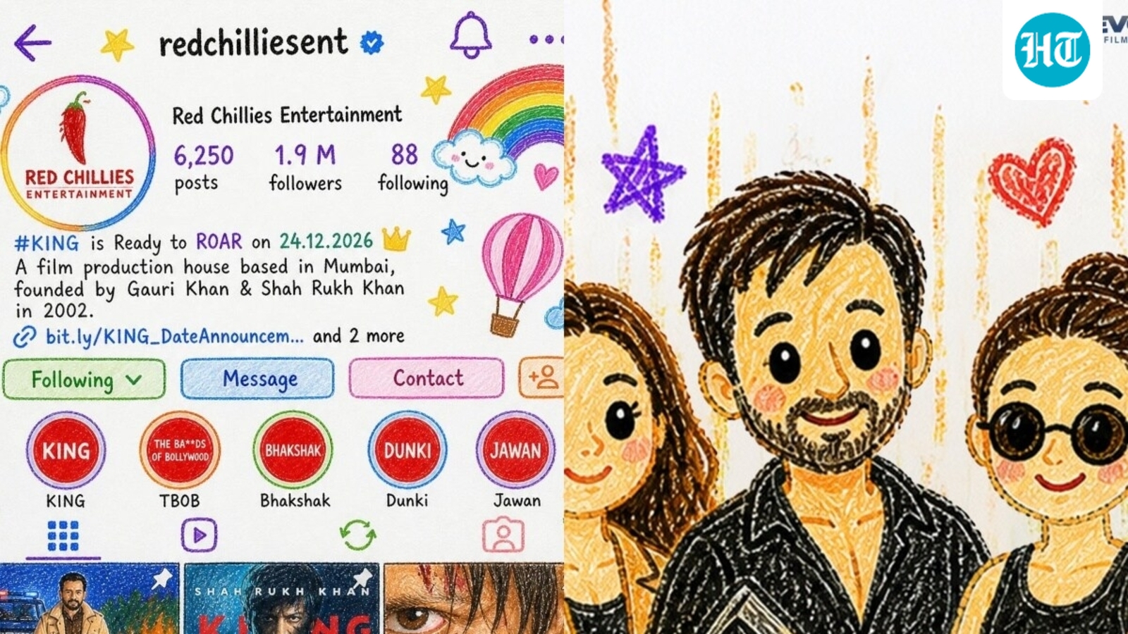 Everything to know about viral crayon trend on Insta; Shah Rukh Khan, Ajay Devgn's production houses have tried it too