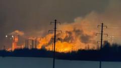 Seven killed in Ukrainian drone attack on Russian factory