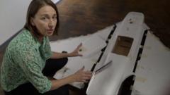 'Looks like a toy, but it's real': BBC examines a downed Russian drone