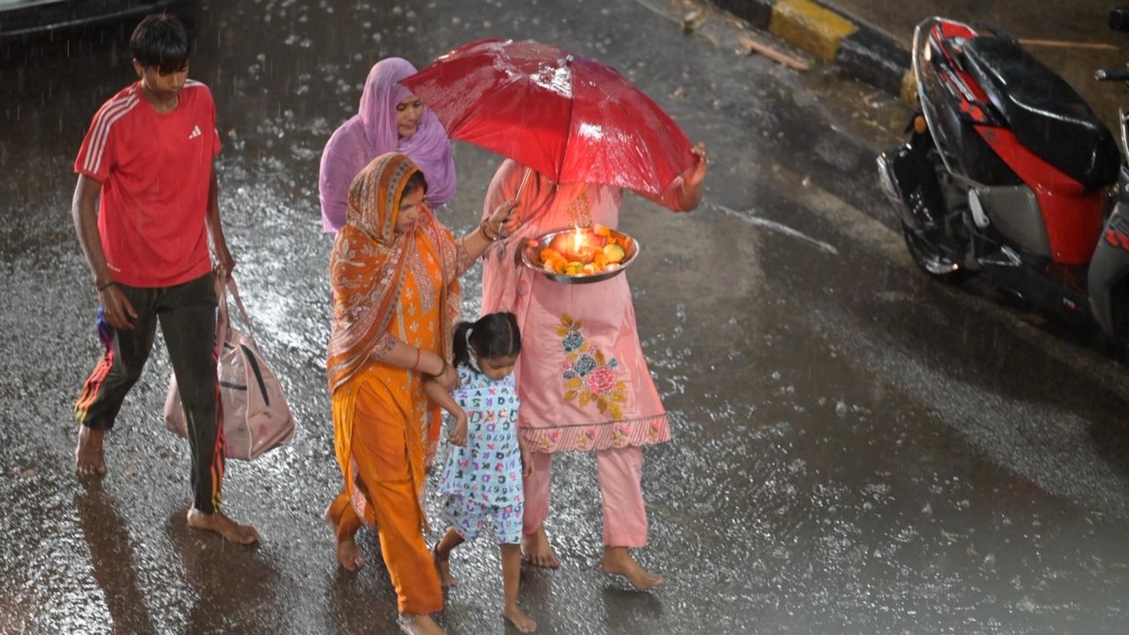 ‘Rare’ system brings rain, winter-like chill in Delhi, yellow warning issued: ‘Sweater weather alert’