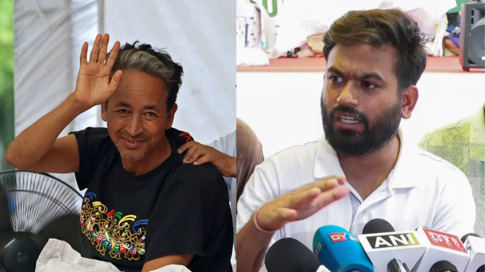 Sonam Wangchuk hunger strike LIVE: Dipke claims detention by Delhi Police; alleges Wangchuk taken away by force