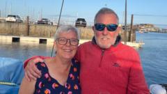 'It was surreal': British couple describe having warning shots fired near them by Russian warship