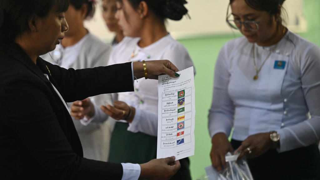 Myanmar pro-military party official says 'winning' junta-run poll