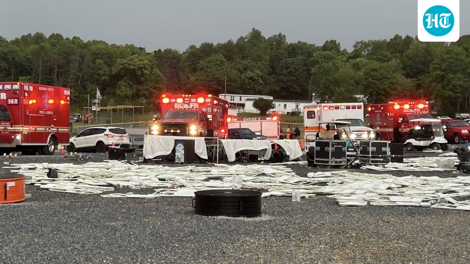 EastLake Community Church tent collapse videos: Watch shocking moment from Moneta, Virginia amid multiple injuries