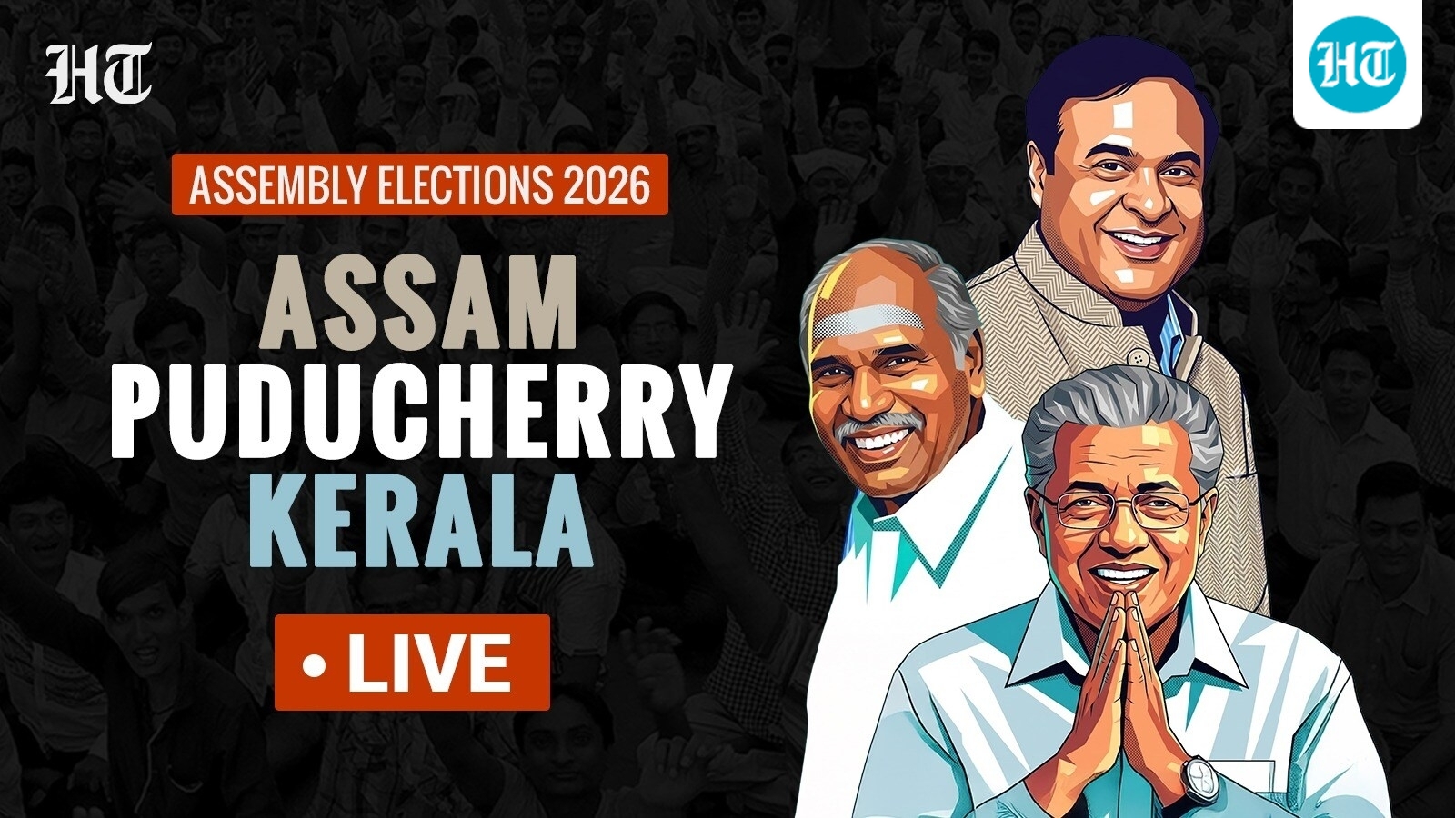 Election 2026 LIVE: Assam records 38.92% till 11am, 37% in Puducherry, 33.30% in Kerala