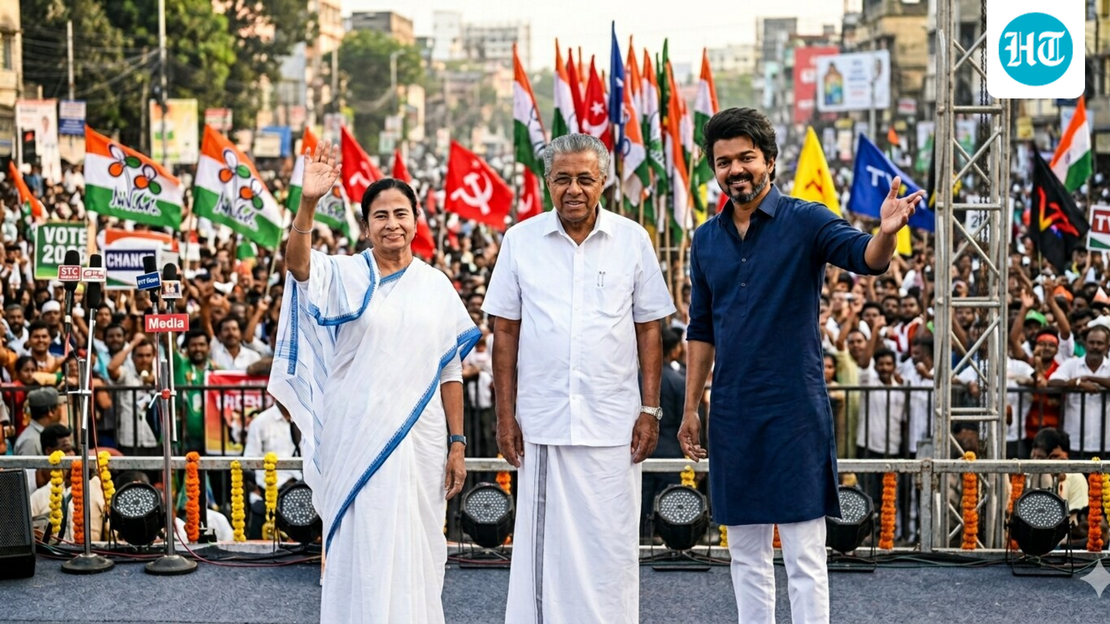 Why it could be an ‘election of records’ for Mamata Banerjee, Pinarayi Vijayan and ‘Thalapathy’ Vijay