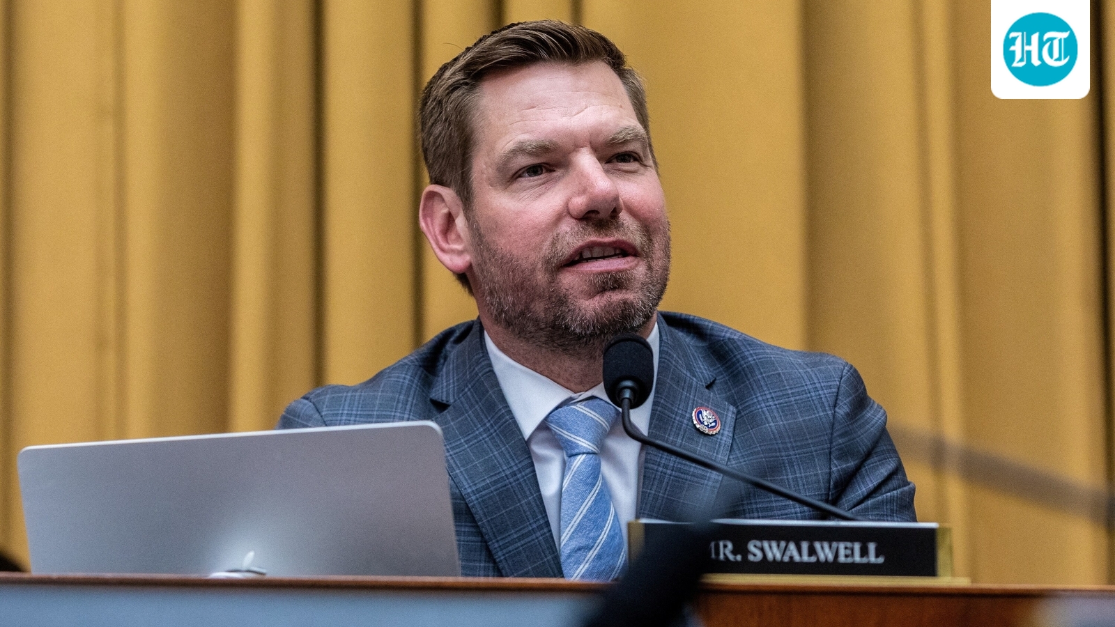 Eric Swalwell's wife Brittany makes first move amid sexual assault scandal, Democratic outburst