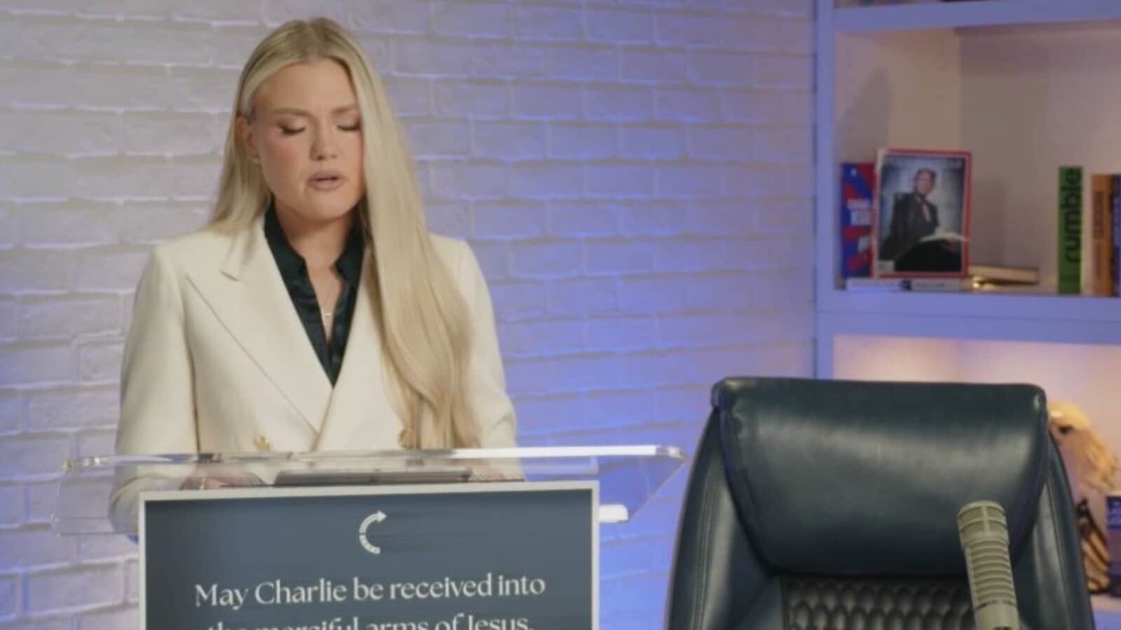 What Erika Kirk told 3-year-old kid after husband Charlie's death: 'Work trip with Jesus'