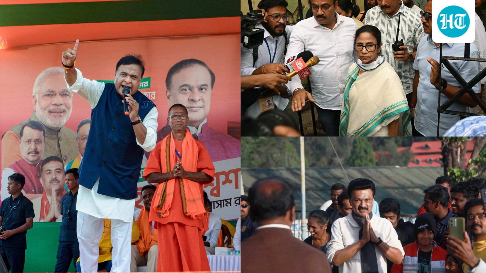 Today's Chanakya exit polls results: BJP sweep with 192+ seats in Bengal; edge to DMK in TN
