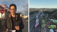 At the scene of Spain's worst rail disaster in over a decade