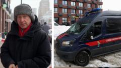 BBC at scene where Russian general was shot in Moscow