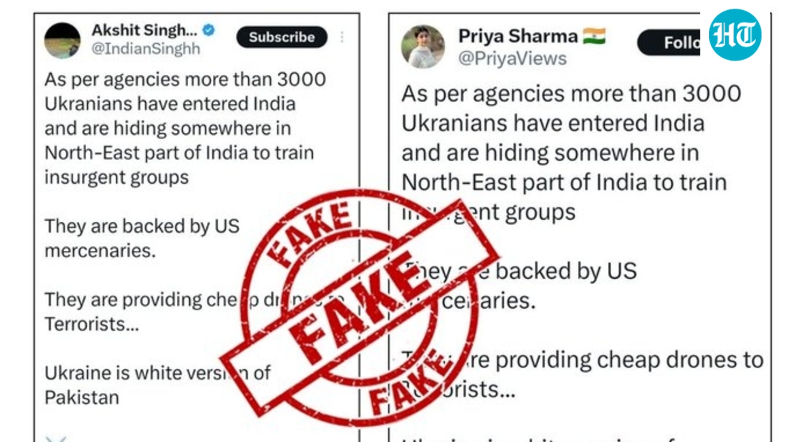 Government denies social media claims that 3,000 Ukrainians entered India, calls them ‘fake’