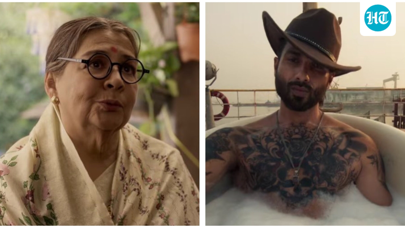 O Romeo teaser reactions: Farida Jalal's cussing leaves fans shocked, Shahid Kapoor's intense look gets thumbs up