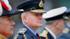 UK in most dangerous period I've known, military chief says