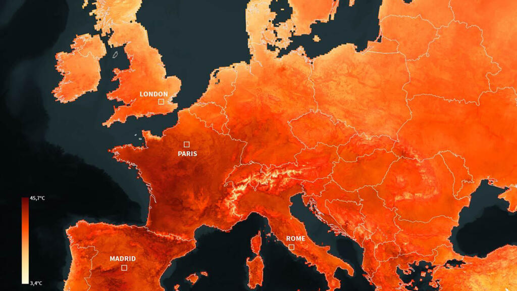 Baking heatwave gives Europe no respite