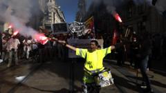 Protests hit France as new PM takes office