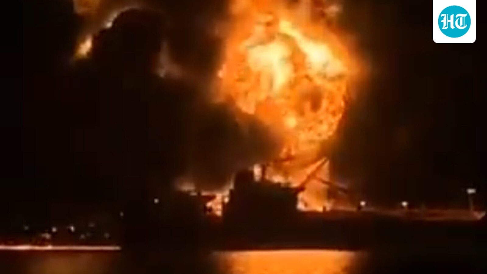 Oil tanker hit by Iran? Videos show vessel on fire in Persian Gulf