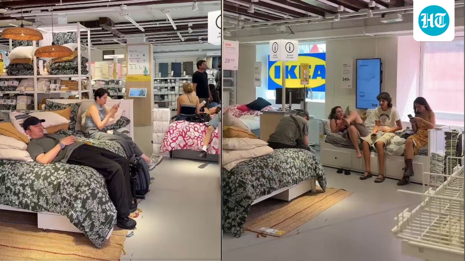 Europe heatwave: Viral video shows Paris residents lounging inside IKEA to escape scorching heat